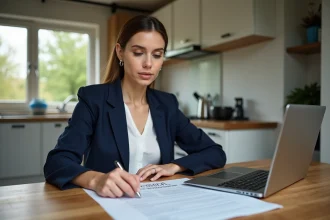 Relevé d'informations d'assurance auto avec historique et sinistres
